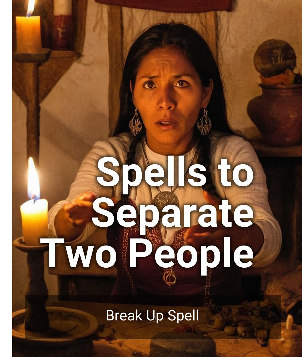 A divorce spell and a breakup spell? A divorce spell focuses specifically on ending a legal marriage.